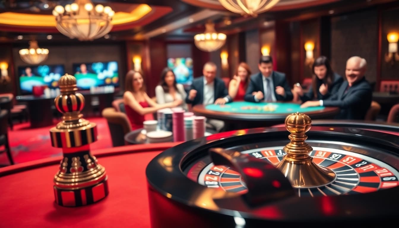 Experience thrilling casino action with strategic insights at dn88.tips - vibrant roulette and poker gameplay.
