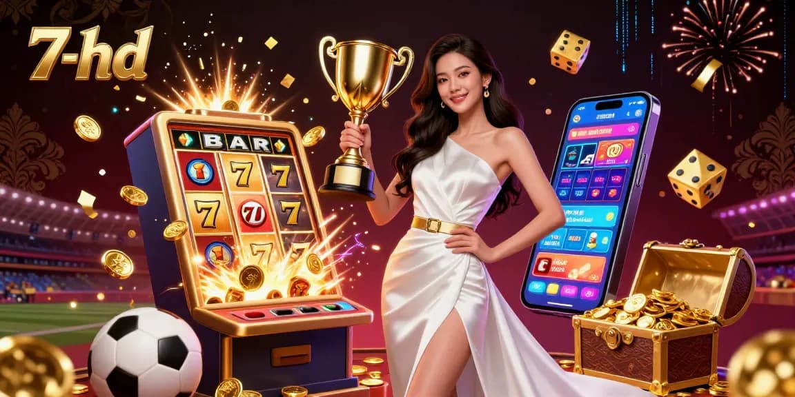 Experience high-stakes excitement with 7-hd's thrilling casino illustration featuring a confident winner.