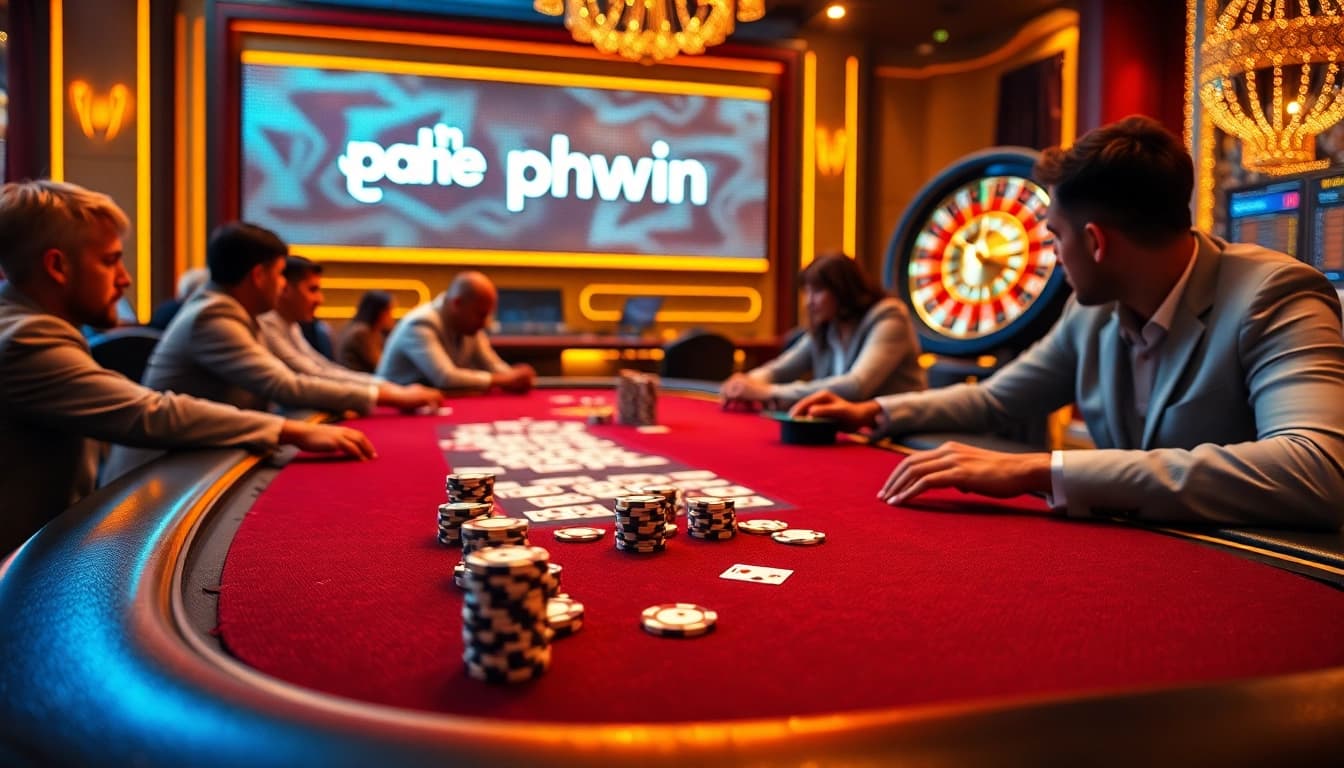Experience the thrill of phwin with vibrant casino gameplay and exciting poker action.