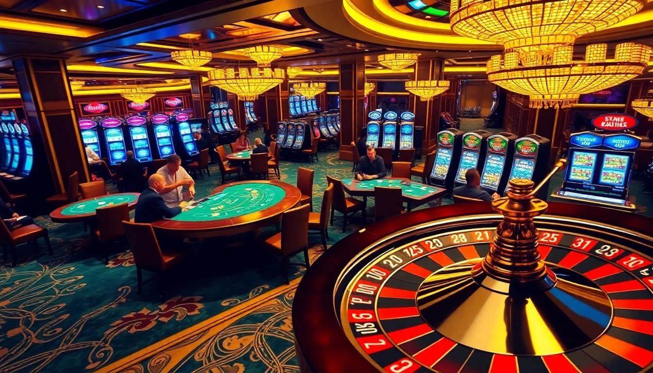Experience the thrill of high-stakes gaming at kk55.group with vibrant casino elements.