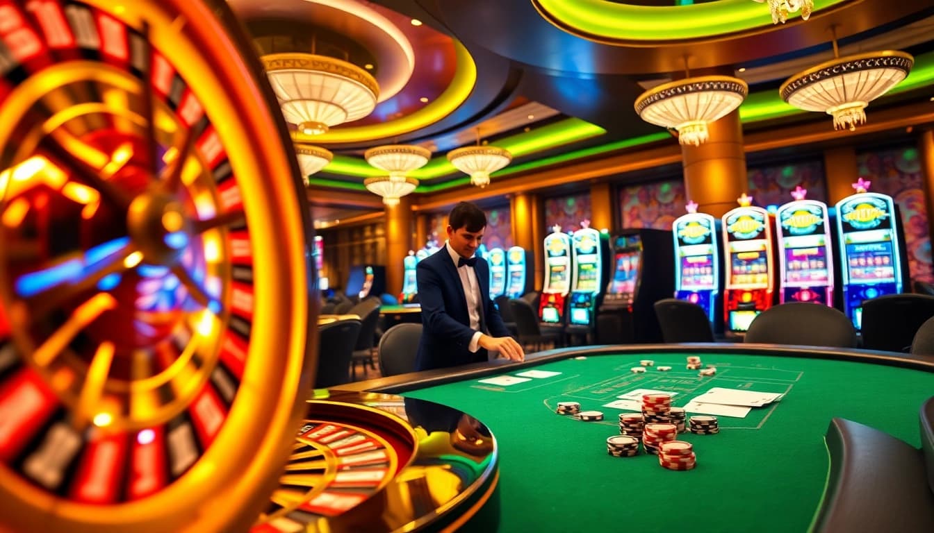 Experience high-stakes action at https://nohu900.dev/ with a spinning roulette wheel and thrilling casino atmosphere.