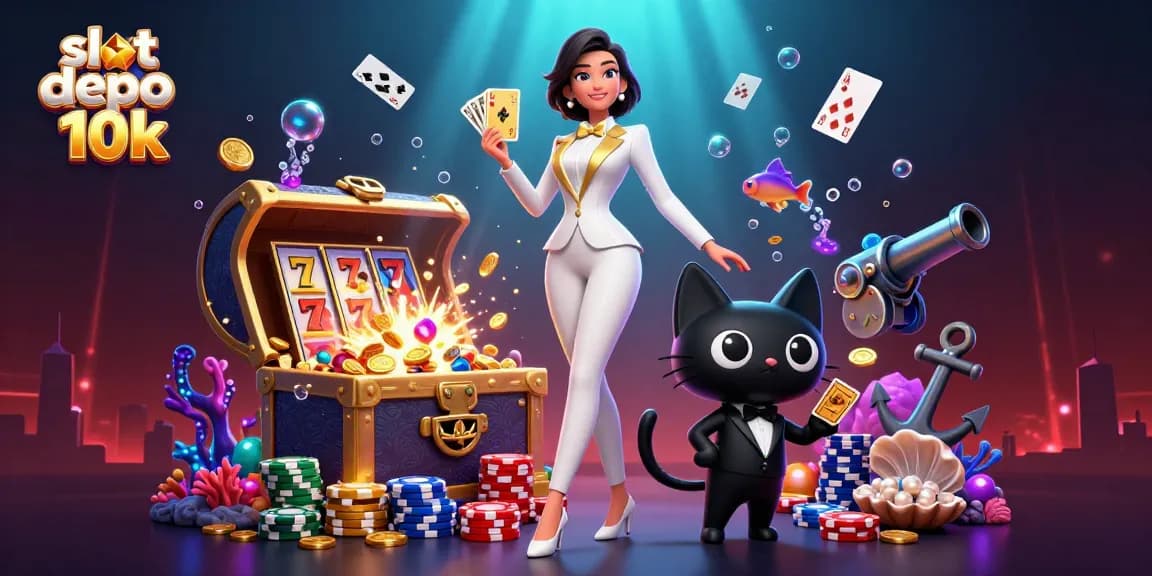 Engage with slot depo 10k and win big with exciting casino elements and vibrant visuals
