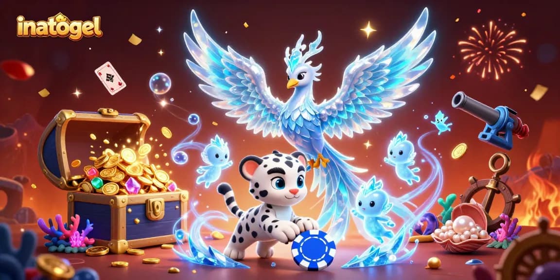 Inatogel menarik pemain dengan phoenix es berkilau dan sprite es di kasino online