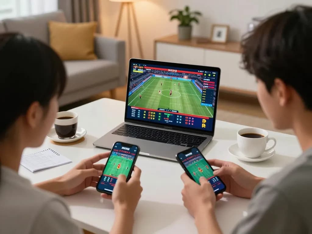 Engaged in sports betting, focus on winning strategies through ทางเข้า m119 on smartphone.