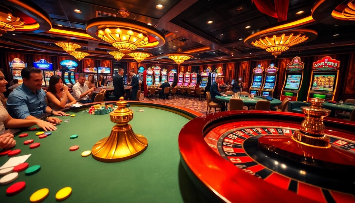 Excited players at a roulette table celebrating a big win at 789 win casino.
