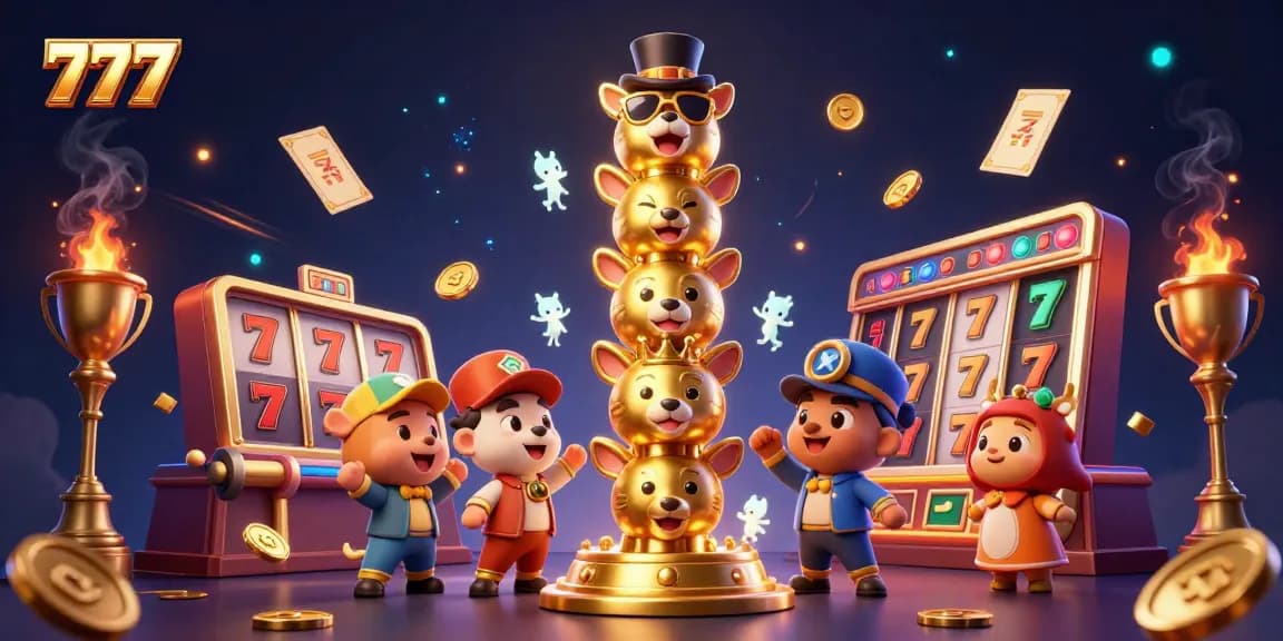 Spin the reels at 777 for epic wins in vibrant casino-themed illustration.