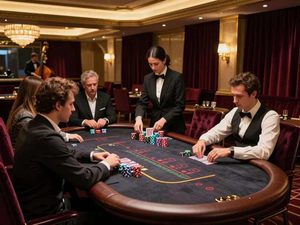 Enjoying an exclusive blackjack game at 388bet's upscale casino