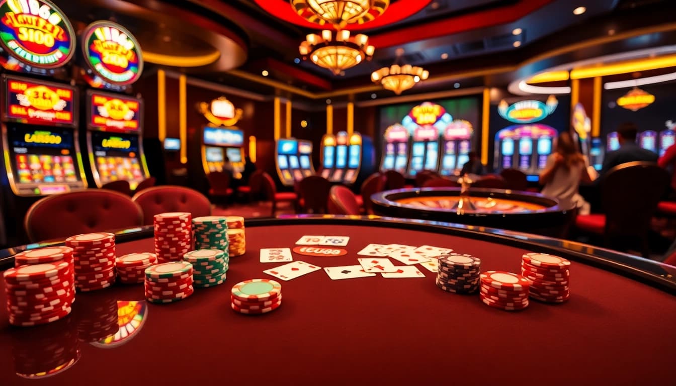 Enjoying a thrilling moment at UU88 casino with vibrant slots and poker action.