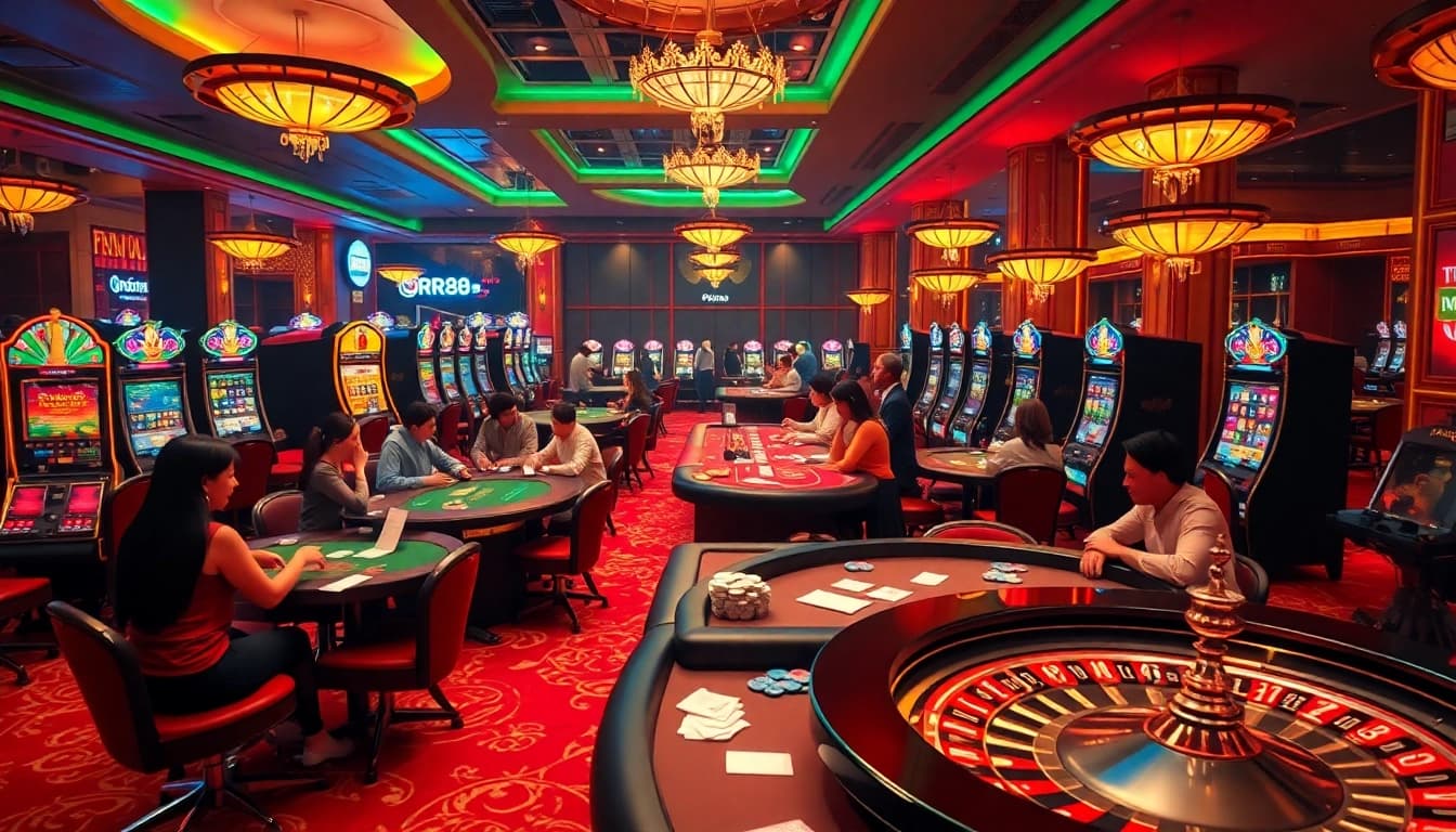 Experience the thrill at RR88 with vibrant casino games and exciting player interactions.