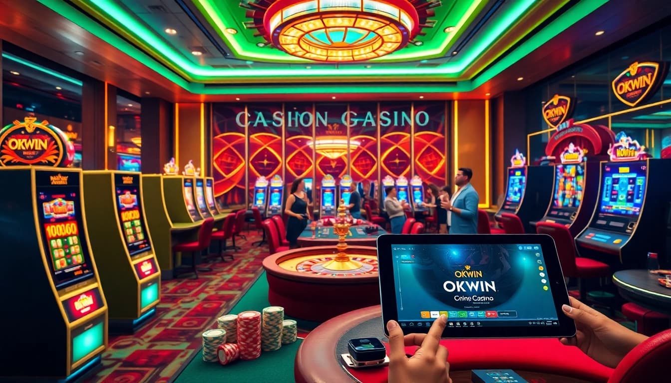 Experience thrilling moments at Nhà Cái OKWIN with vibrant casino games and modern betting interfaces.