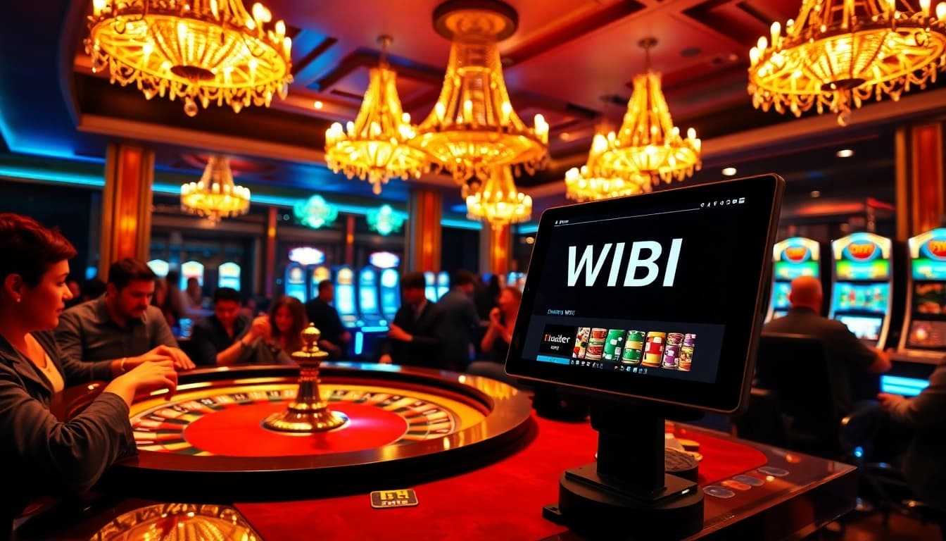 Explore hidden wiki gaming strategies amidst vibrant casino action with roulette and poker elements.
