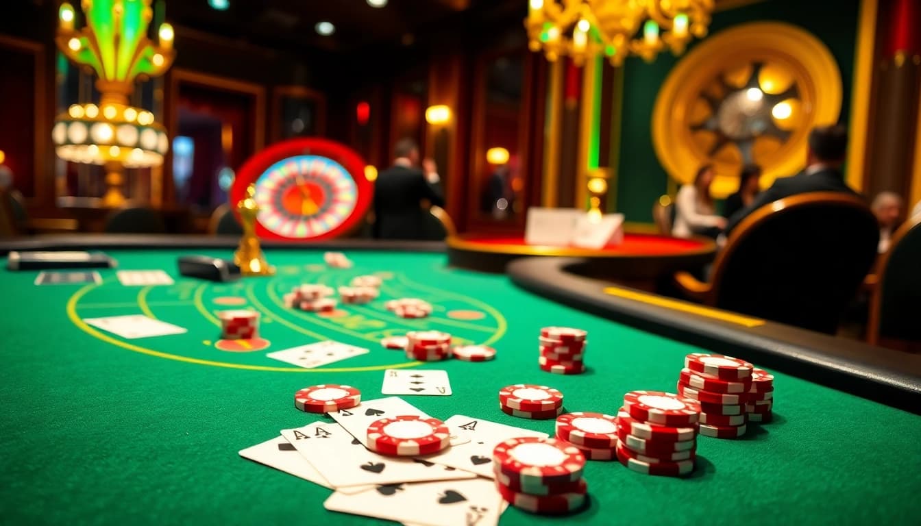 Winning at Blackjack with luxurious atmosphere at 88i com casino table.