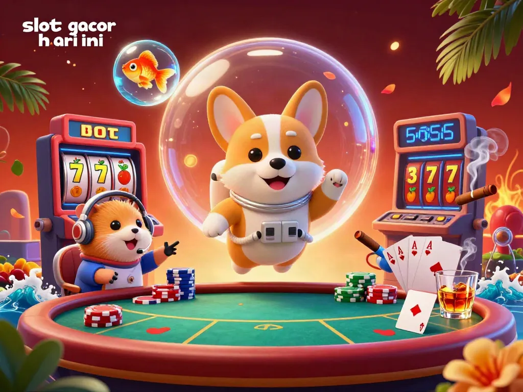 Menangkan slot gacor hari ini dengan corgi astronaut di kasino luar angkasa yang kaya warna.
