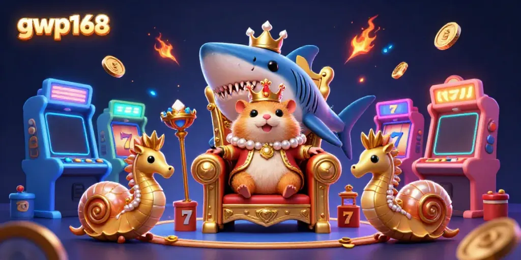 Gwp168 menghadirkan permainan slot menarik dengan raja hamster dan penjaga seahorse