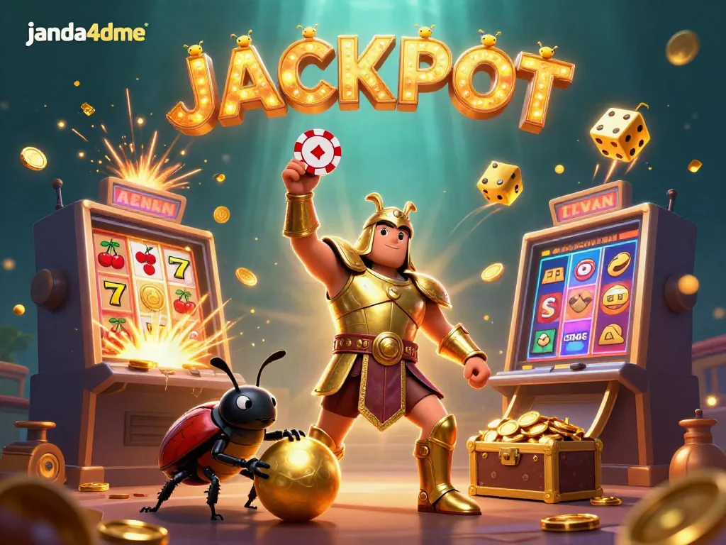 Mengangkat chip poker, janda4dme terbang dalam pesta jackpot penuh koin dan keceriaan.
