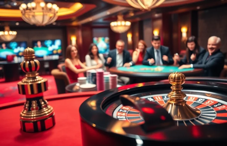 Experience thrilling casino action with strategic insights at dn88.tips - vibrant roulette and poker gameplay.