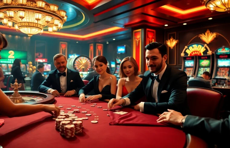 Experience the thrill of BK8 เว็บตรง with professional players enjoying high-stakes poker.