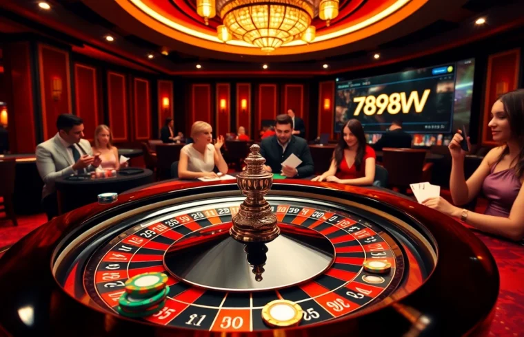 Experience the thrill of winning at https://789win.associates/ with a vibrant casino scene featuring poker chips and roulette.