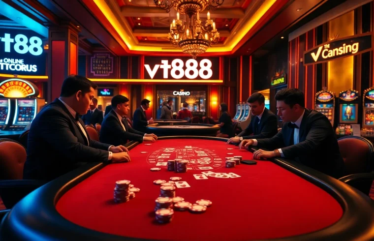 Experience the thrill at vt88 with exciting casino games and vibrant gambling atmosphere.
