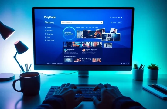 OnlyFans Search tool displayed in a modern digital workspace, emphasizing user-friendly features.