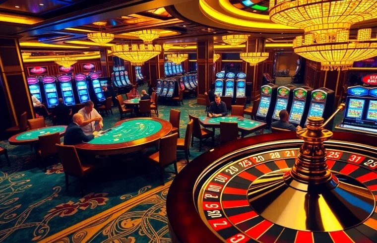 Experience the thrill of high-stakes gaming at kk55.group with vibrant casino elements.