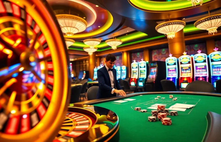 Experience high-stakes action at https://nohu900.dev/ with a spinning roulette wheel and thrilling casino atmosphere.
