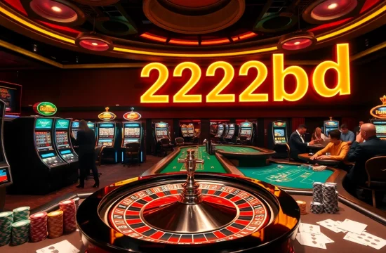 Experience the thrill of winning at 222bd casino with vibrant games and luxurious atmosphere.