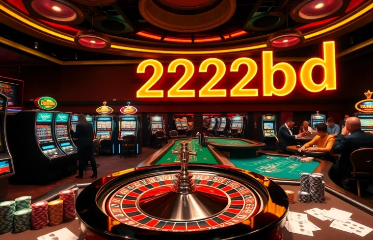 Experience the thrill of winning at 222bd casino with vibrant games and luxurious atmosphere.