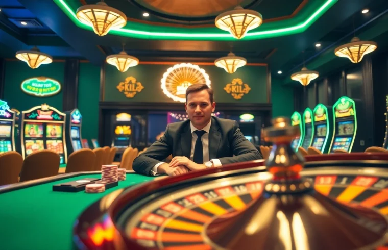 Engage in high-stakes gaming at BL555's luxurious casino room with poker and roulette.