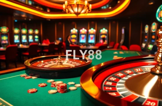 FLY88 offers thrilling gameplay with exciting casino tables, roulette, and vibrant slot machines.