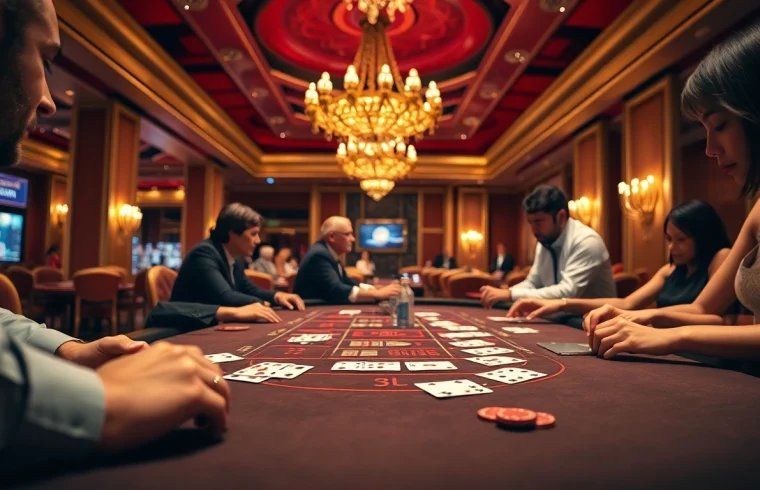 에볼루션 바카라 테이블에서 플레이어들이 경쟁하는 생생한 장면