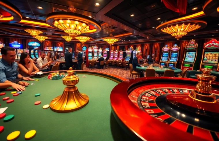 Excited players at a roulette table celebrating a big win at 789 win casino.