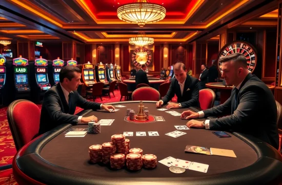 התנסו בפוקר בהימור גבוה ובמכונות מזל צבעוניות, המייצגות את מהות ההימור.