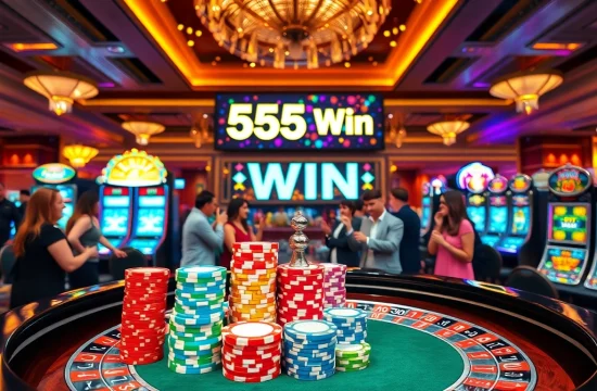 Experience the excitement of earning big with 555 win at the luxurious casino.