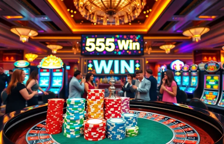 Experience the excitement of earning big with 555 win at the luxurious casino.