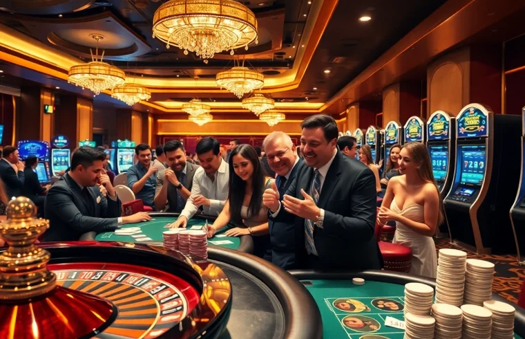 Experience the excitement of gaming at https://789win.associates/ with vibrant casino visuals featuring roulette and poker.