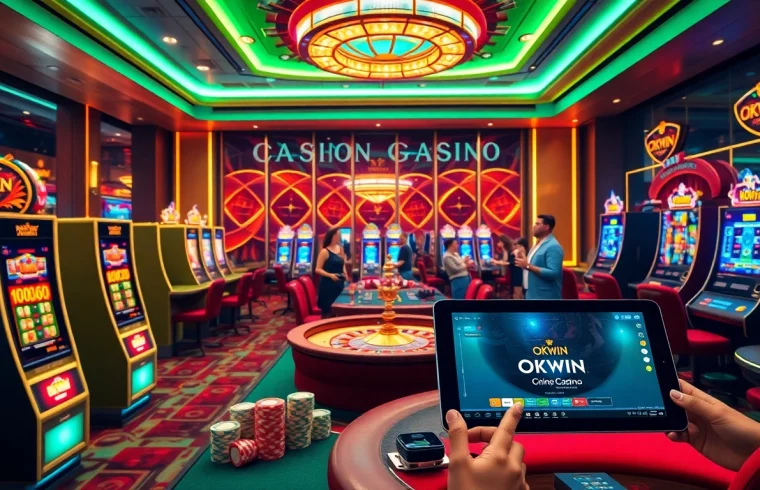 Experience thrilling moments at Nhà Cái OKWIN with vibrant casino games and modern betting interfaces.